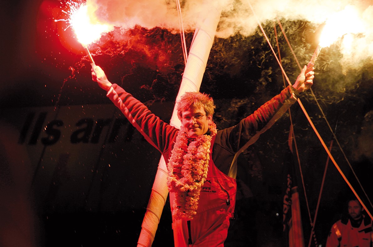 Vincent Riou vainqueur du Vendée Globe en 2004-200